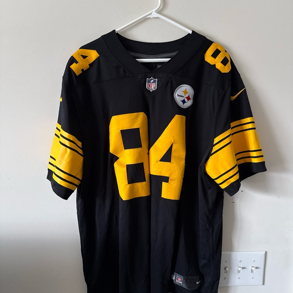 Men’s Nike Antonio Brown #84 Steelers Vapor Lmtd Color Rush Jersey Sz 2XL - RARE - Picture 1 of 7